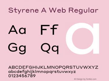 styrene sans serif font download.